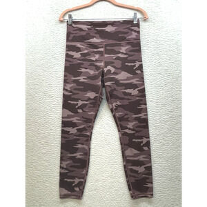 Athleta Elation 7/8 Tight Womens Medium Pink Camo Leggings Gym Workout Yoga